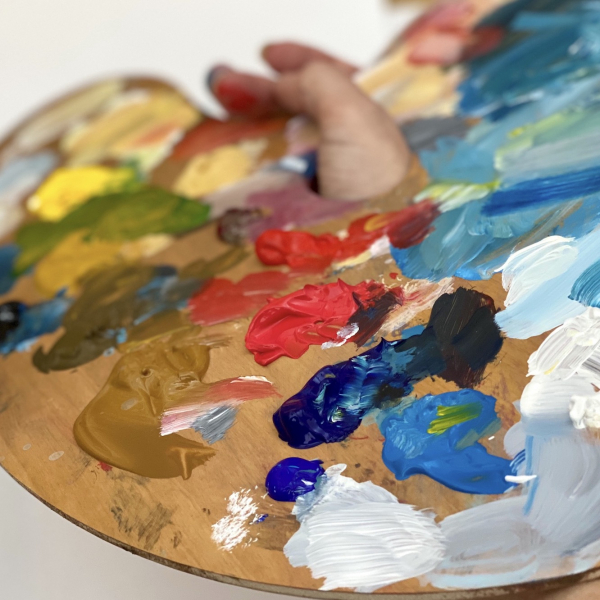 Acrylics colour mixing