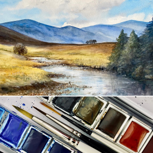 Mountains and Rivers Watercolour Mini course