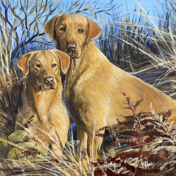 painting animals in Acrylic paint online art course